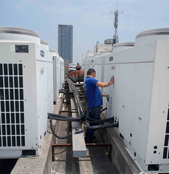 省直辖县级中央空调制热和不制冷系统维修方法